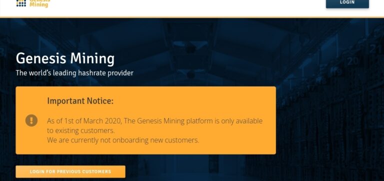 Genesis mining